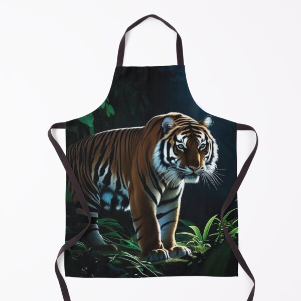 Item preview, Midnight Tiger Stalking under Moonlight designed and sold by henderphal.
