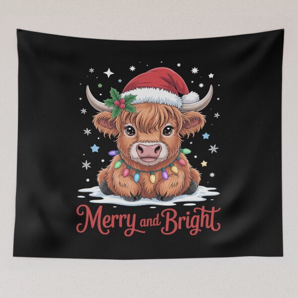 Item preview, Cute Cow Christmas Xmas designed and sold by khorbiasieno.