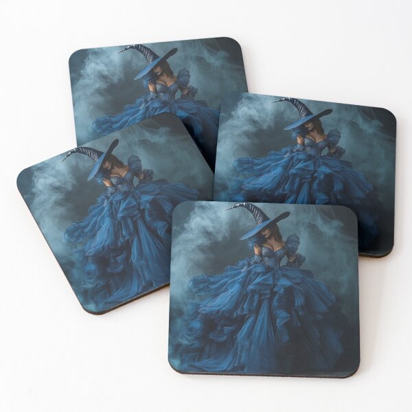 Item preview, Elegant Gothic Beauty in Dark Floral Attire designed and sold by WhimsyWink.