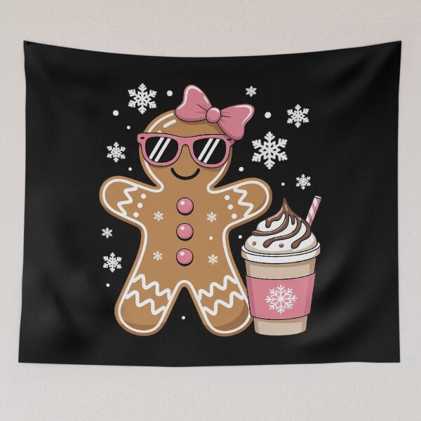 Item preview, Bougie Gingerbread Hot Chocolate Cocoa Women Girl Christmas designed and sold by PunkNation-Arts.