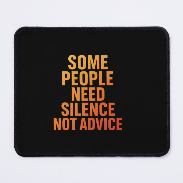 Item preview, Some People Need Silence, Not Advice – Minimalist Emotional Intelligence T-Shirt designed and sold by DailyDrivesct.
