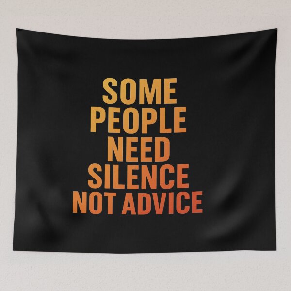 Item preview, Some People Need Silence, Not Advice – Minimalist Emotional Intelligence T-Shirt designed and sold by DailyDrivesct.