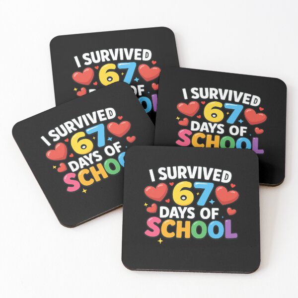 Item preview, I Survived 67 Days of School – Cute Kids Milestone Celebration Shirt designed and sold by DailyDrivesct.
