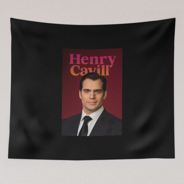 Item preview, Henry Cavill Portrait – Elegant Cinematic Art with Modern Style designed and sold by aziakuboires.