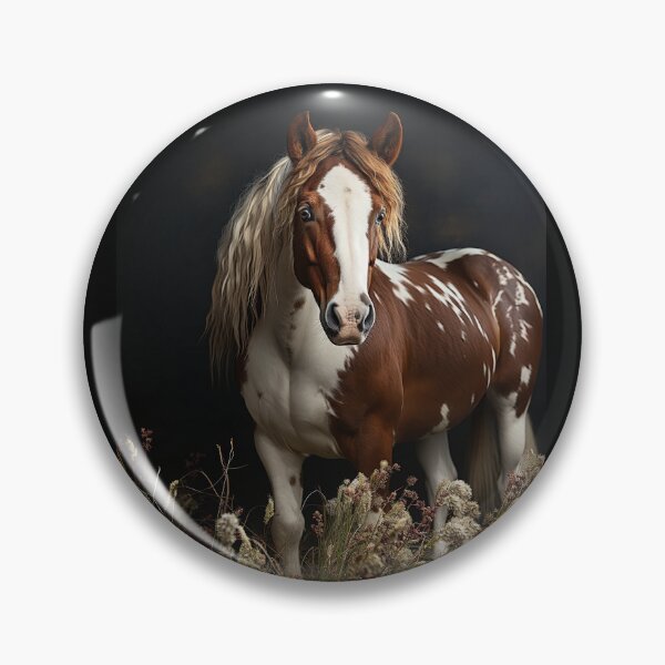 Artikelvorschau, Paint Horse Portrait entworfen und verkauft von CritterWisdom.