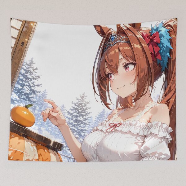 Item preview, Daiwa Scarlet Uma Musume Pretty Derby Anime Girl Winter Kotatsu Scene designed and sold by CarlosBender.