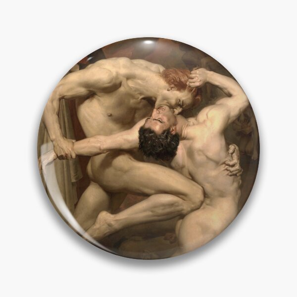 Item preview, DANTE AND VIRGIL BY BOUGUEREAU (1850) designed and sold by humbleserf.