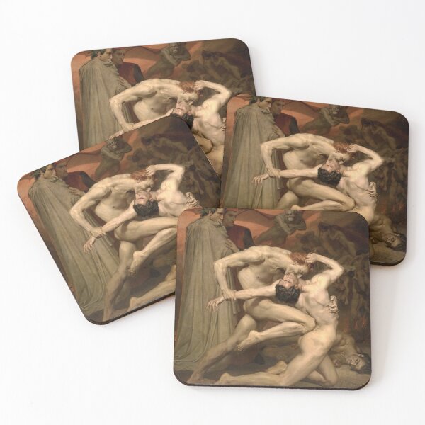 Item preview, DANTE AND VIRGIL BY BOUGUEREAU (1850) designed and sold by humbleserf.