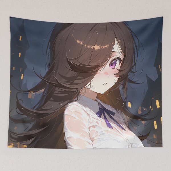 Item preview, Rice Shower Uma Musume Pretty Derby Halloween White Glow designed and sold by CarlosBender.