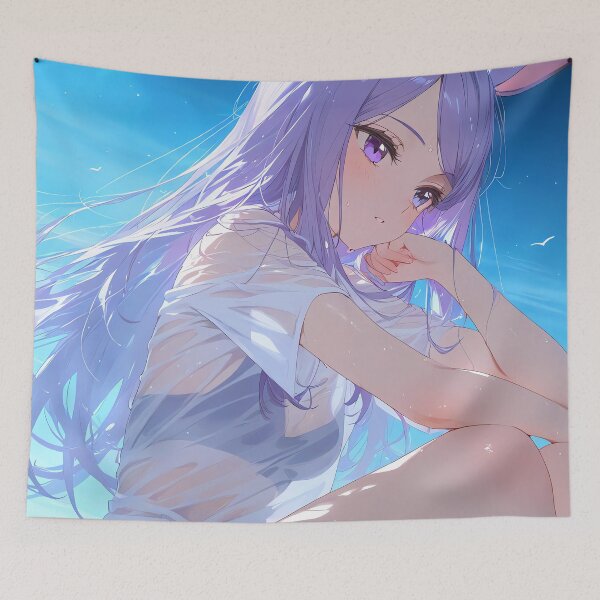 Item preview, Mejiro McQueen Ocean Breeze Serenity Uma Musume Pretty Derby Anime Girl designed and sold by CarlosBender.
