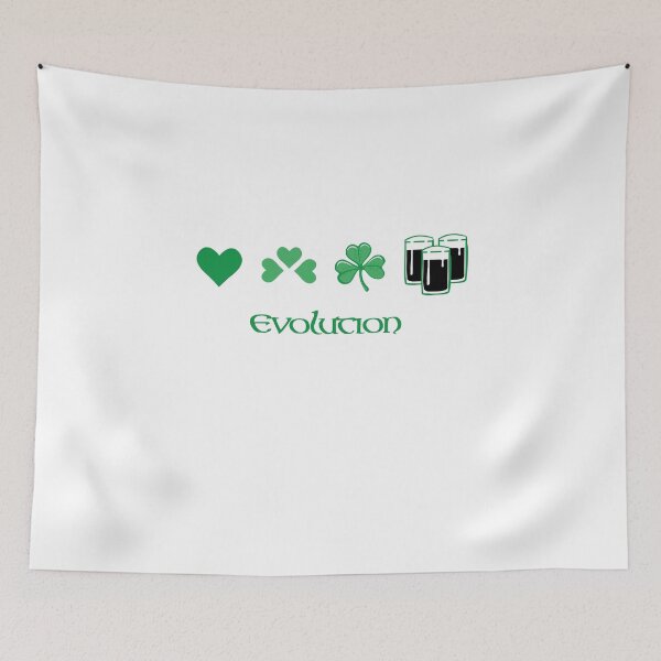 Item preview, Irish Evolution Clover Leaf designed and sold by oberdoofus.