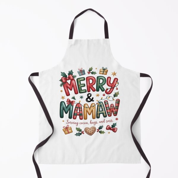 Item preview, MERRY & MAMAW Christmas happy holiday hugs designed and sold by VladoZork.