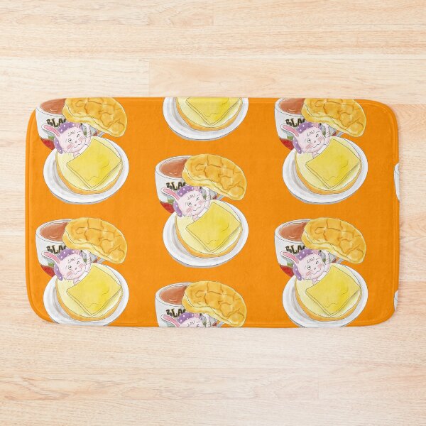 Item preview, Kawaii Hong Kong Pineapple Bun Bolo Food Illustration designed and sold by Green2711.