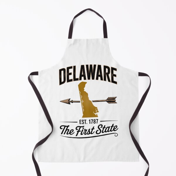 Item preview, Delaware Est. 1787 The First State Pride State Map designed and sold by PunkNation-Arts.