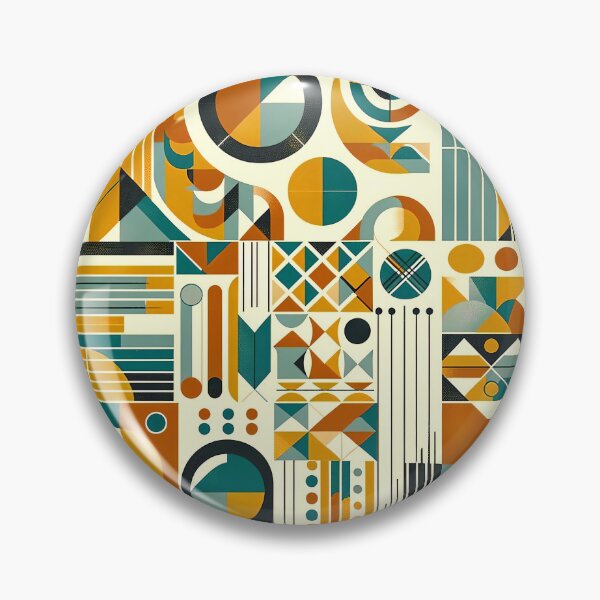 Item preview, Mid Century Modern Abstract Geometric Retro Design Art designed and sold by PinUpPizzazz.