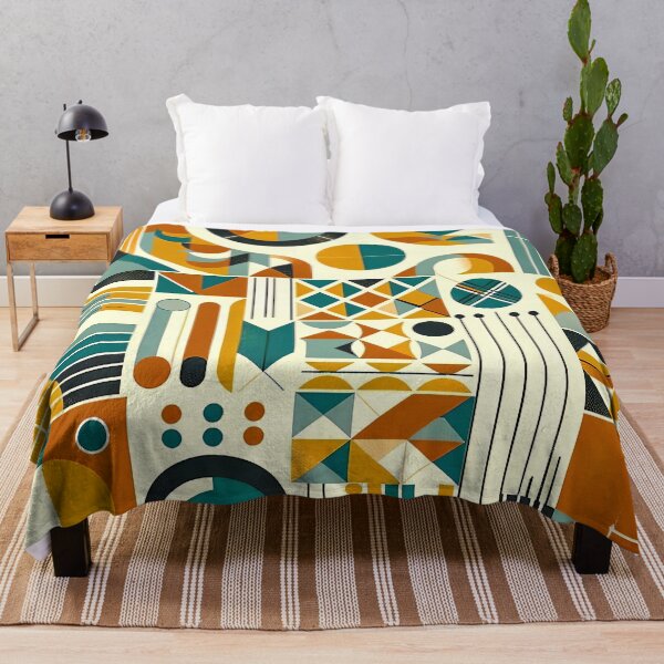 Item preview, Mid Century Modern Abstract Geometric Retro Design Art designed and sold by PinUpPizzazz.
