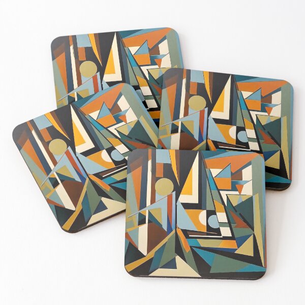 Item preview, Mid Century Modern Abstract Geometric Retro Design Art designed and sold by PinUpPizzazz.