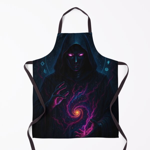 Item preview, Void Oracle – Neon Cosmic Cyber Sorceress designed and sold by Savannarojas.