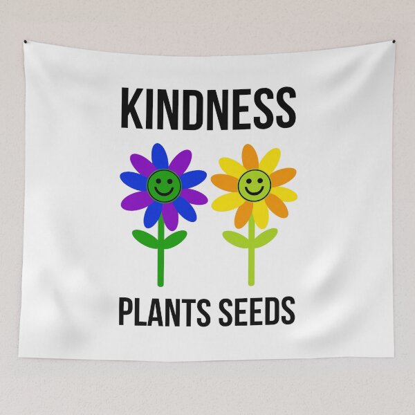 Item preview, Kindness plants seeds designed and sold by Rachel the Artist .