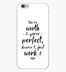 Vinilo o funda para iPhone BTS 21st Century Girl Motif - Negro