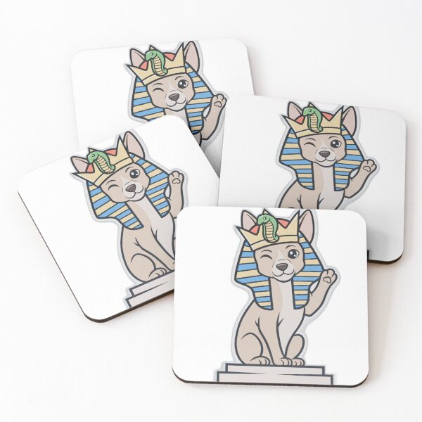 Item preview, Pharaoh Pup Sticker designed and sold by MRMDesign90.