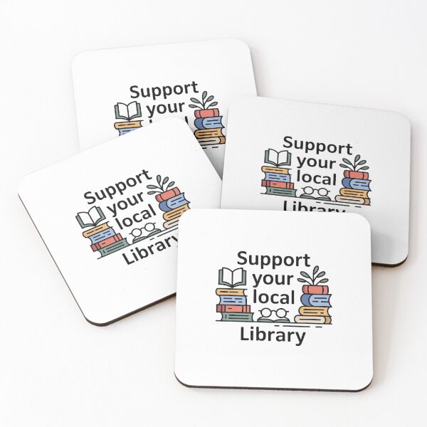 Item preview, Libraries Are Essential – Support Your Local Library designed and sold by Love Between Pages.