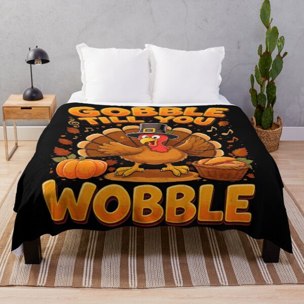 Item preview, thanksgiving funny Gobble Till You Wobble designed and sold by Uglyandcute.