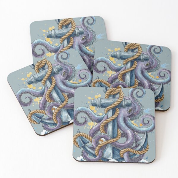 Item preview, Nautical Octopus designed and sold by Mad-Seal-Tees.