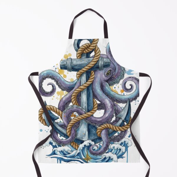 Item preview, Nautical Octopus designed and sold by Mad-Seal-Tees.