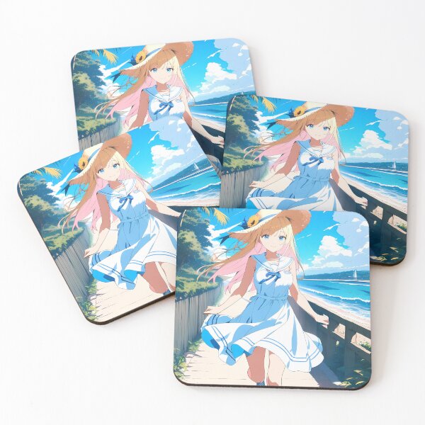 Item preview, Silence Suzuka Uma Musume Pretty Derby Anime Girl Waifu Summer Beach designed and sold by CarlosBender.