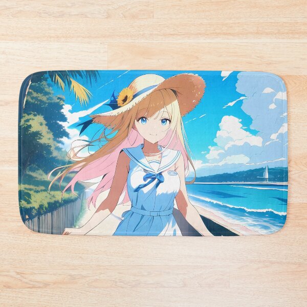 Item preview, Silence Suzuka Uma Musume Pretty Derby Anime Girl Waifu Summer Beach designed and sold by CarlosBender.
