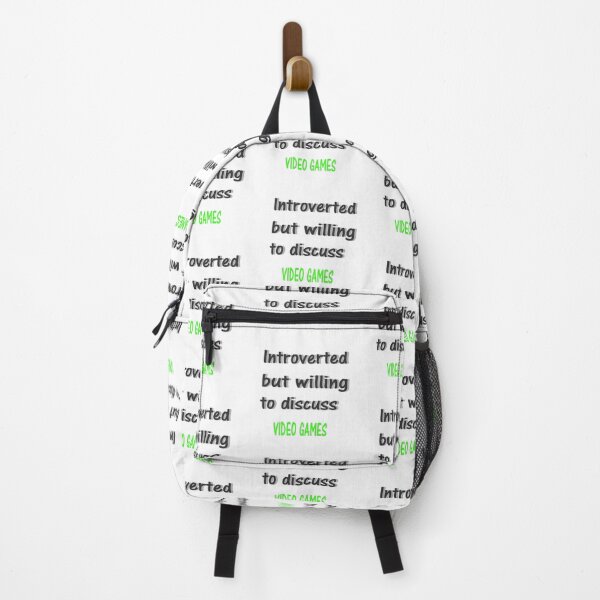 Item preview, Introverted but Willing to Discuss Video Games – Subtle Humor  designed and sold by Beautiful art store.