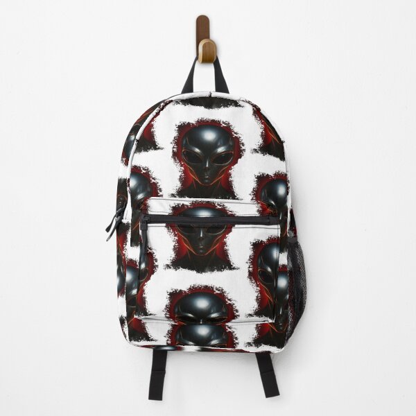 Item preview, Alienware – Futuristic Chrome Alien Face Design with Red Light Glow designed and sold by RyoSaeba90.