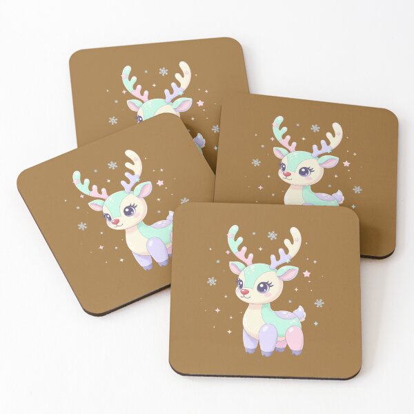 Item preview, Cute Kawaii Reindeer Pastel Fairy Christmas & Cozy Winter Design designed and sold by RISE Creations.