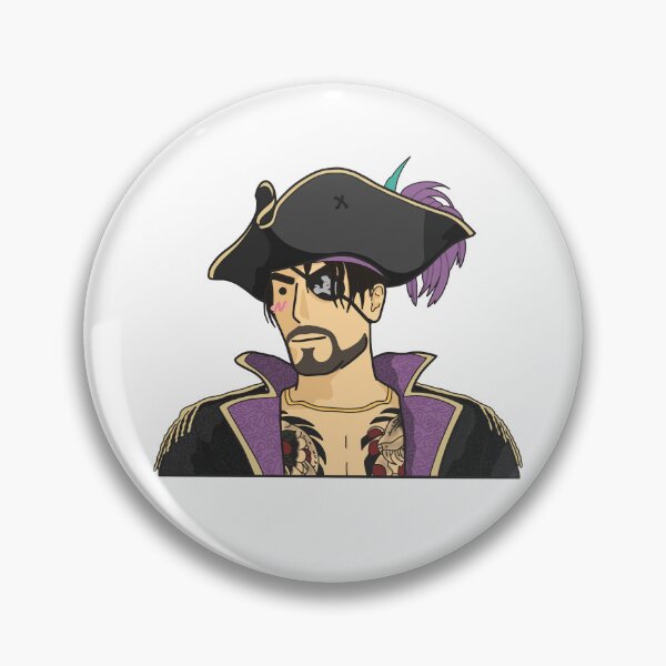 Item preview, Captain Majima, Goro Majima | Yakuza | Character Portrait | Transparent designed and sold by TheGrafixCat.