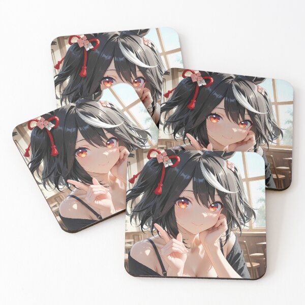 Item preview, Kitasan Black Uma Musume Pretty Derby Cafe Date Anime Girl Waifu designed and sold by CarlosBender.