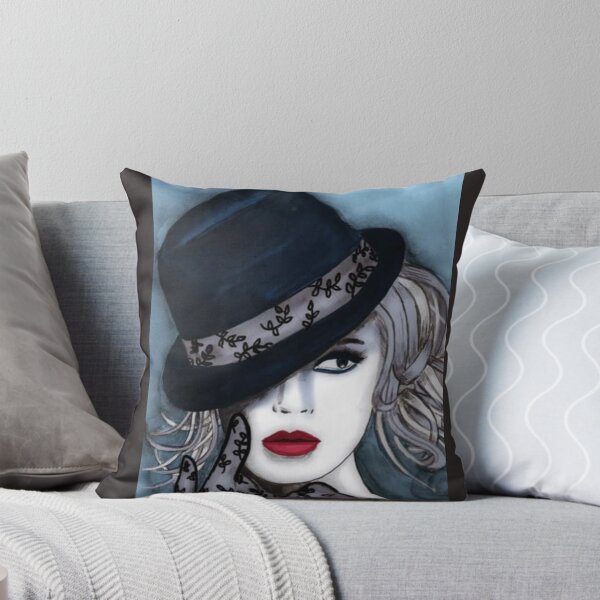 Item preview, Retro vintage lady in hat designed and sold by SandraKJohnson.