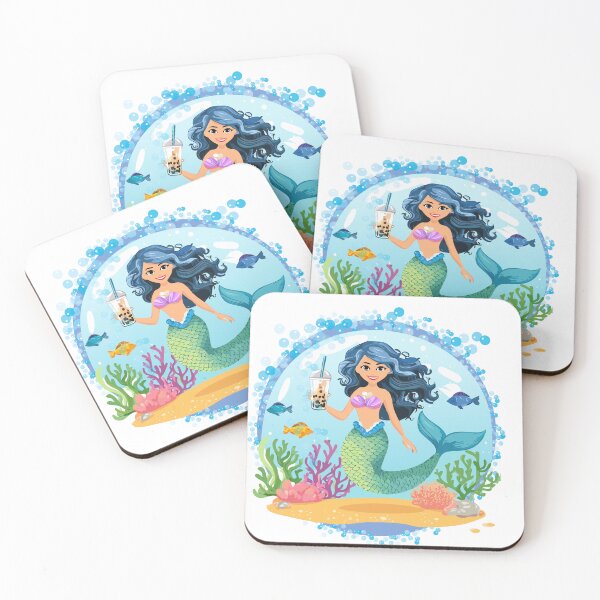 Item preview, Mermaid’s Boba Break designed and sold by shraddha2d.