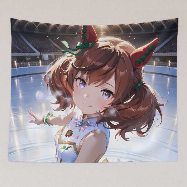Item preview, Nice Nature Uma Musume Pretty Derby Anime Girl Kawaii Skating Beauty designed and sold by CarlosBender.
