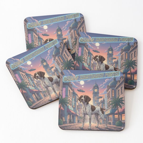 Item preview, Retro Anime Dog Cute German Shorthaired Pointer Dog Breeds Design designed and sold by ANIMEX00.