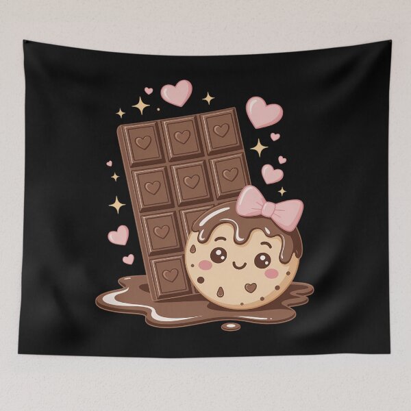 Item preview, Choco And Pancake Couples Love Matching Chocolate Day designed and sold by HellD3vil-Art.