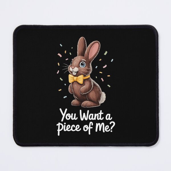 Item preview, Chocolate Bunny Do You Want Piece Of Me Easter Rabbit designed and sold by HellD3vil-Art.