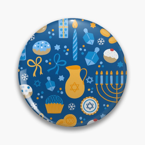 Item preview, Happy Hanukkah Pattern designed and sold by DEC02.