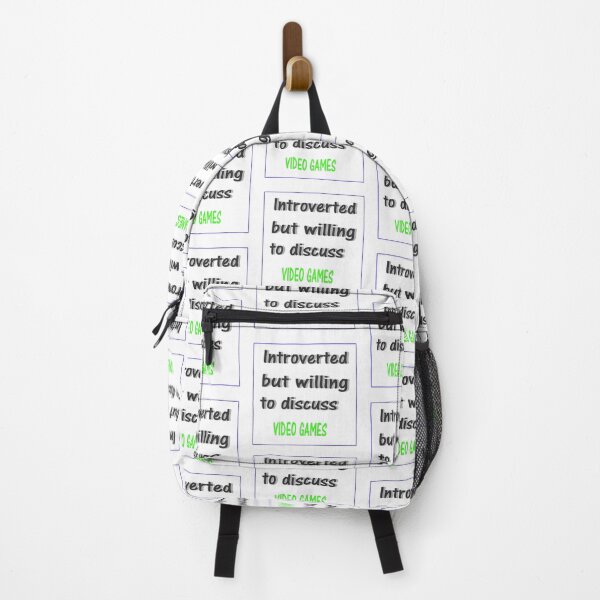 Item preview, Introverted but Willing to Discuss Video Games – Subtle Humor  designed and sold by Beautiful art store.