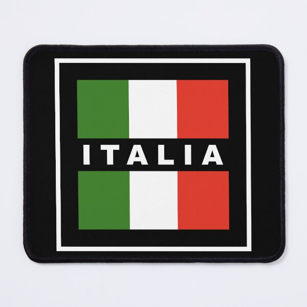 Item preview, Italian Colors - Square Badge - Italia - Black designed and sold by Racing Stripes Only.