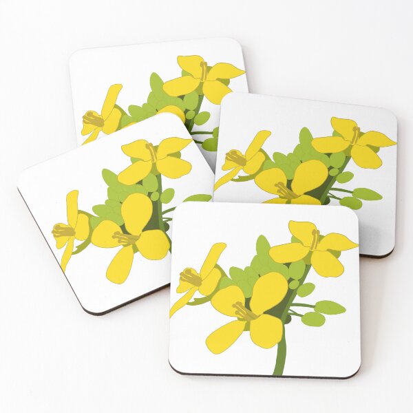 Item preview, Mustard flower designed and sold by Natalie-Mikac.