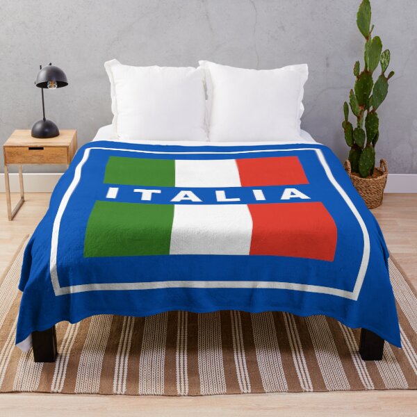 Item preview, Italian Colors - Square Badge - Italia - Blue designed and sold by Racing Stripes Only.