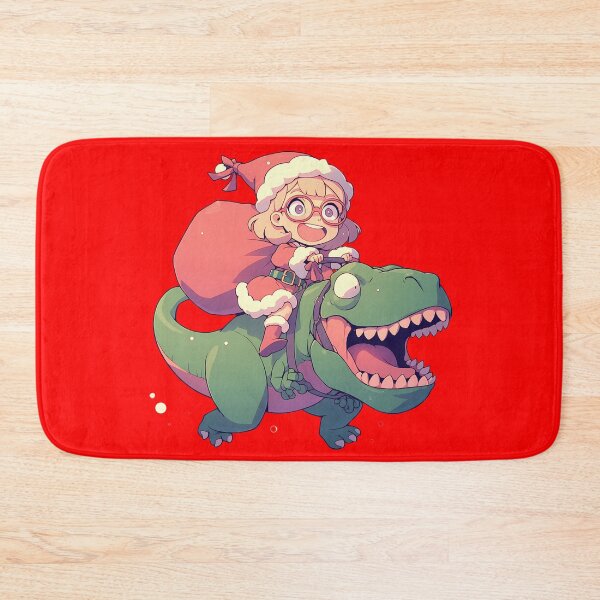 Item preview, Lotte Yanson Christmas Dinosaur Ride Little Witch Academia Anime Chibi Style designed and sold by CarlosBender.