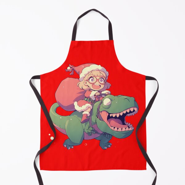 Item preview, Lotte Yanson Christmas Dinosaur Ride Little Witch Academia Anime Chibi Style designed and sold by CarlosBender.