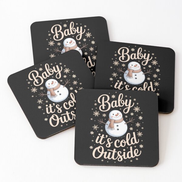 Item preview, Baby It's Cold Outside Cute Snowman Christmas Winter designed and sold by Moon-Ape.